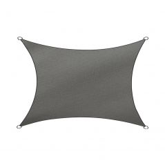Schattentuch Outdoor Polyester Rechteck 300x400 cm Anthrazit