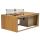 Enjoyfires Feuertisch Mida rechteckig sand-teak 120x80 cm