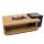 Enjoyfires Feuertisch Lounge-Tisch Teakholz rechteckig 120x80x40 cm